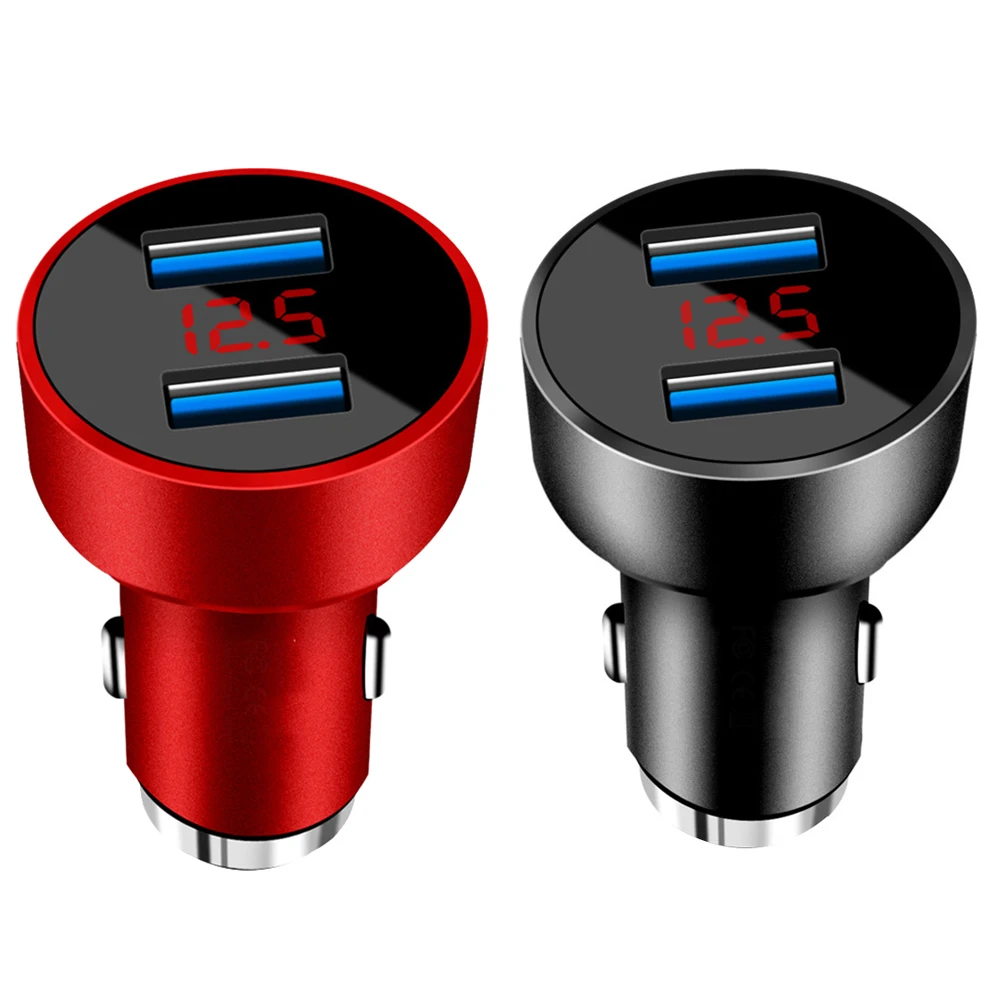 5 в автомобильный адаптер зарядного устройства с двойным USB 3.1A светодиодный