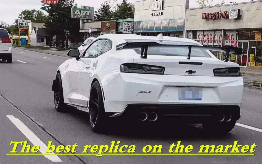 В наличии // 2016 + ZL1 1LE стильный задний спойлер из углеродного волокна GT для Chevrolet