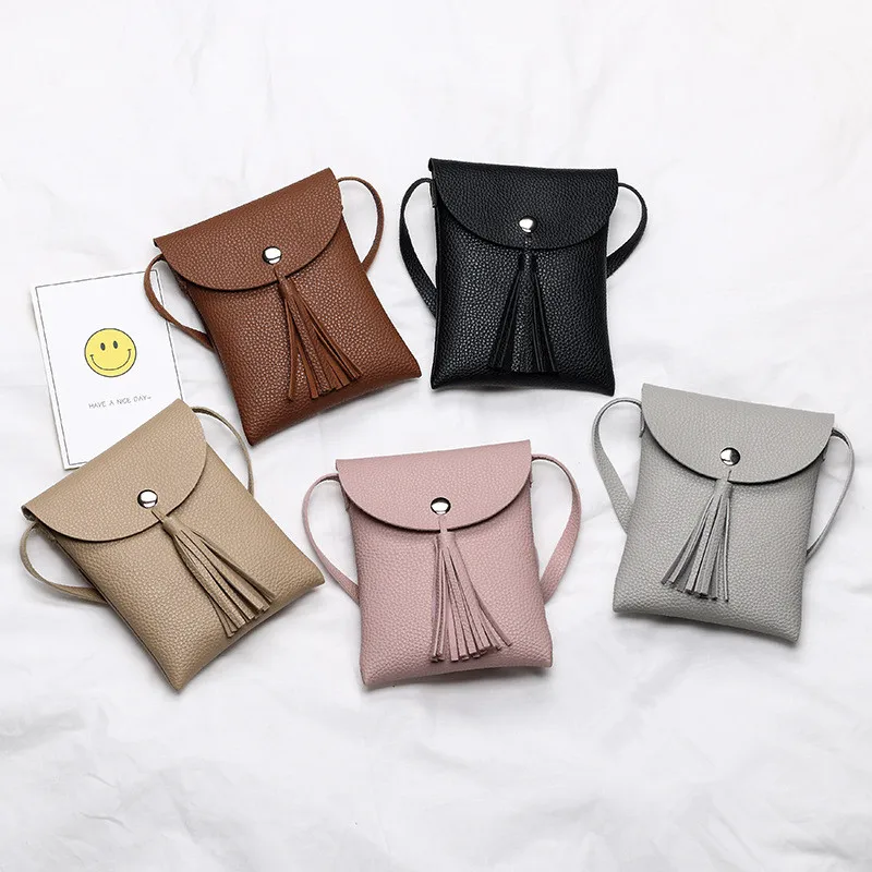 Сумка XZXBBAG женская с кисточками модный мессенджер из искусственной кожи карман