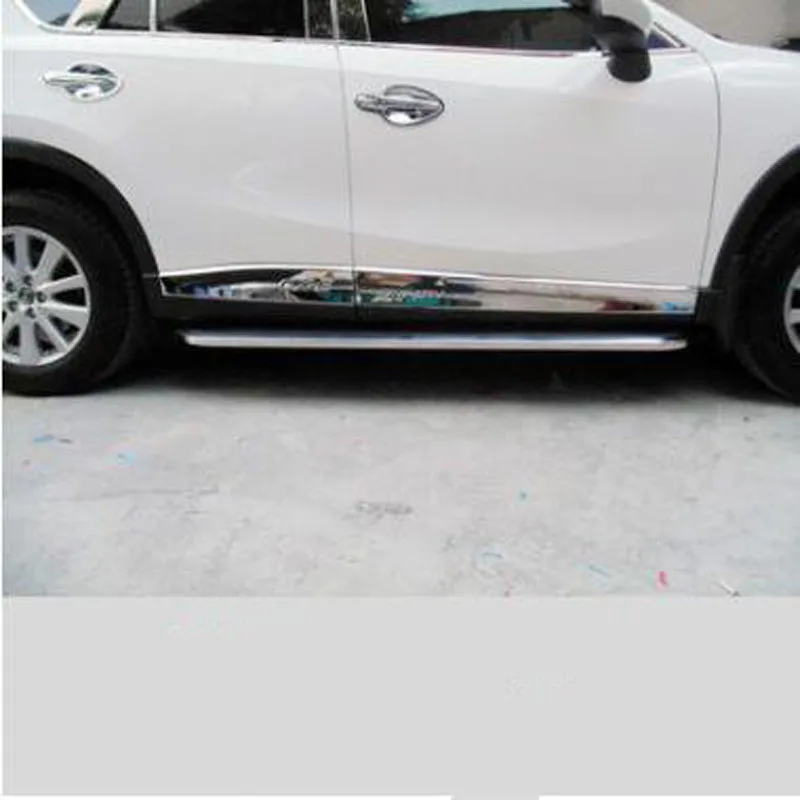 Для Mazda CX 5 2015 4 шт. Высококачественная накладка из нержавеющей стали для наружной