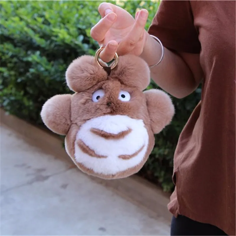 2018 Новая высококачественная кожаная кукла брелок для ключей из кроличьей шерсти
