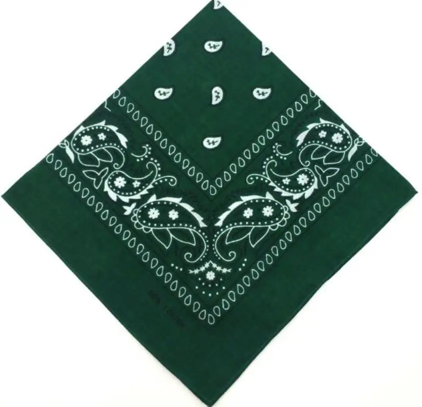 fashion Hip Hop Black Paisley Bandana Headwear Hair Band Scarf Neck Wrist Wrap Headtie Square scarf High quality | Аксессуары для