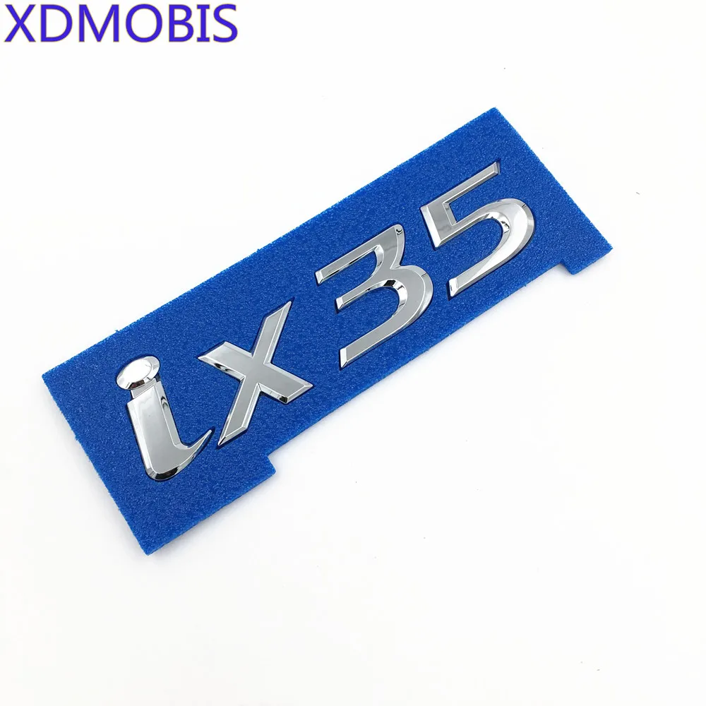 Знак заднего багажника Ix35 Эмблема автомобиля из АБС хромированная отделка для