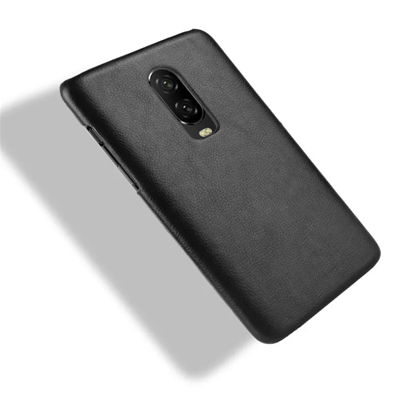 Oneplus 6 Vintage Leather Case shell Ultra Thin Hard Back Cover For One plus A6000 Protective Phone cases coque Capa |