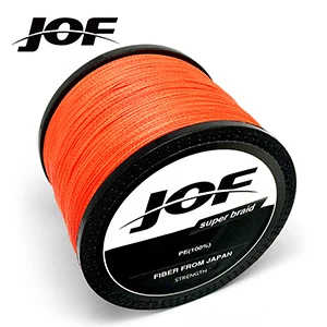 Orange Бренд 1000 м ПЭ плетеная леска 4 нити 18 28 35 40 50 60 80LB многофиламентная леска - Цвет: Orange