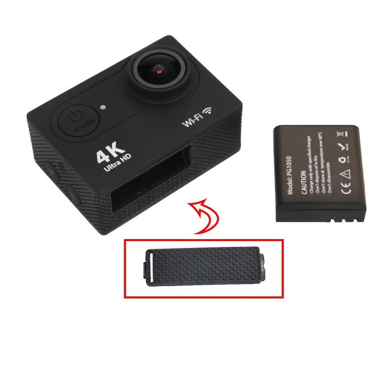 

EKEN Camera H9 Battery door Accessories Battery cover for EKEN H9 H9r A8 A9 W8 W9 Camera Series