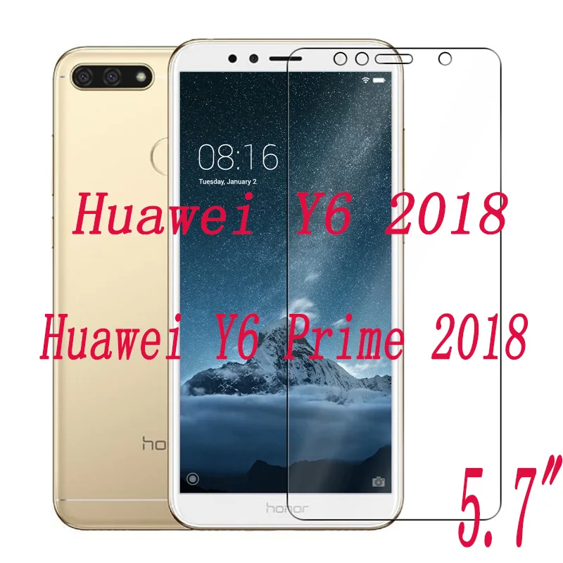 

2 шт., защитная пленка для экрана Huawei Y6 Prime 2018 / Y6 2018 5,7 дюйма 9H