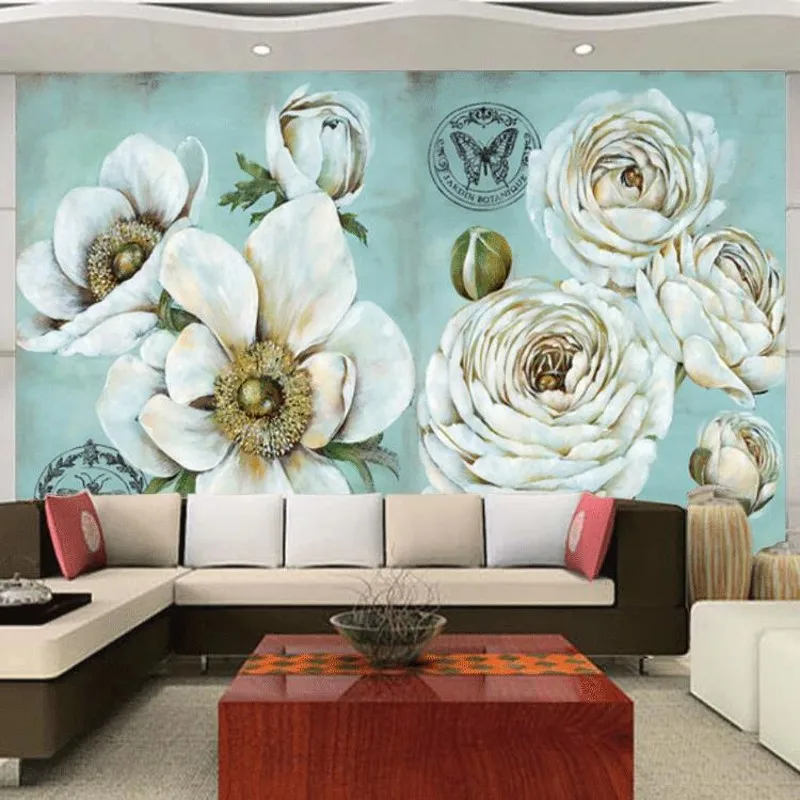 На заказ размер фото на Большая настенная живопись обои Гостиная Спальня сад с