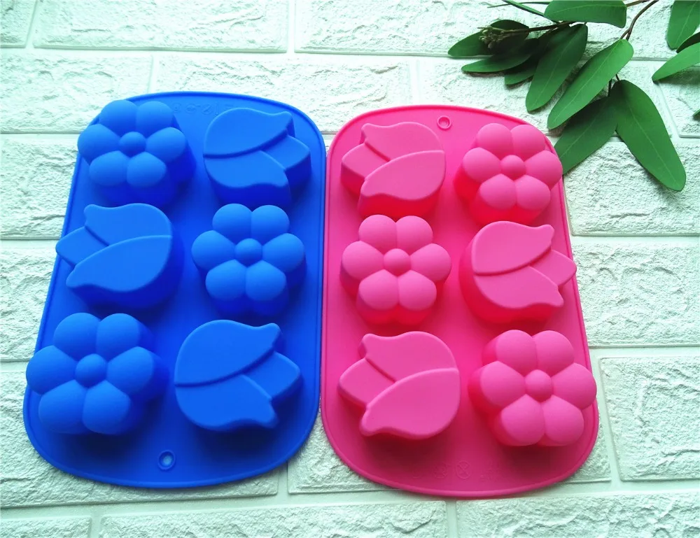 Силиконовая форма для ручной работы мыло продукты DIY сливы цветок тюльпана Форма