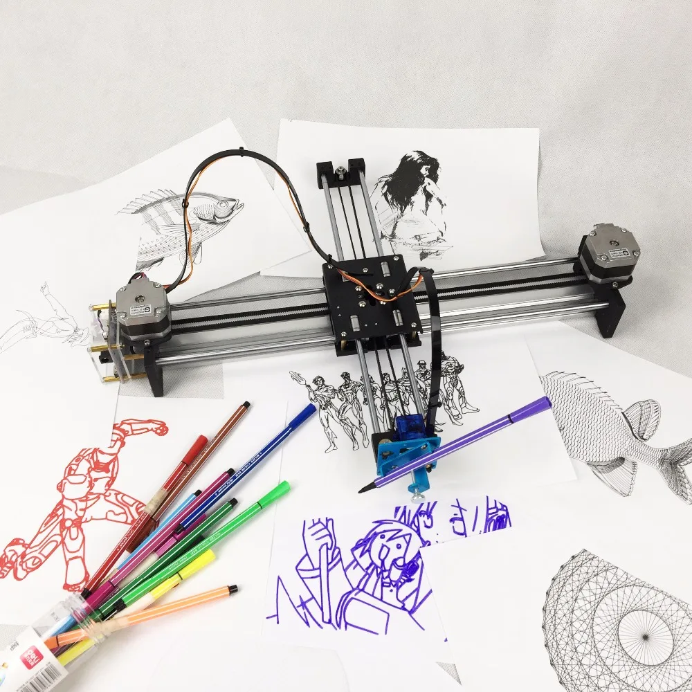 Фото Funssor металлическая машина для рисования полный набор инструментов coreXY drawbot Funssor металлическая машина для рисования полный набор инструментов coreXY drawbot