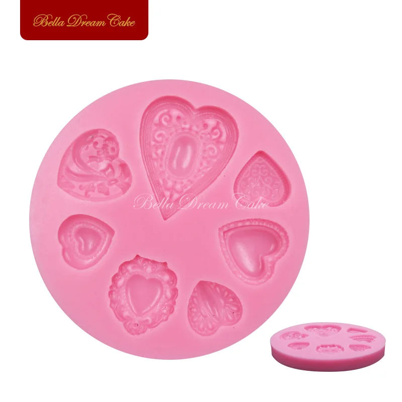 Ювелирные изделия в форме сердца бриллианты силиконовая форма для украшения