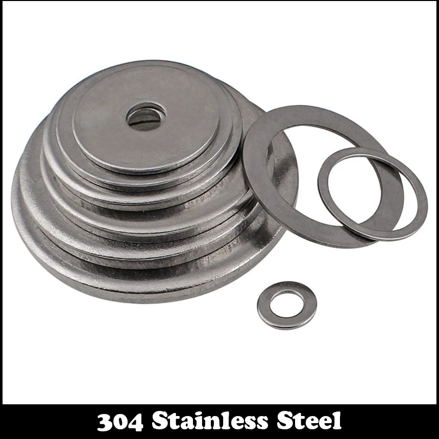 M14 M16 M14*24*2.5 M14x24x2.5 M16*28*2.5 M16x28x2.5 6# 304 Stainless Steel 304SS DIN125 Thin Gasket Collar Plain Flat Washer |