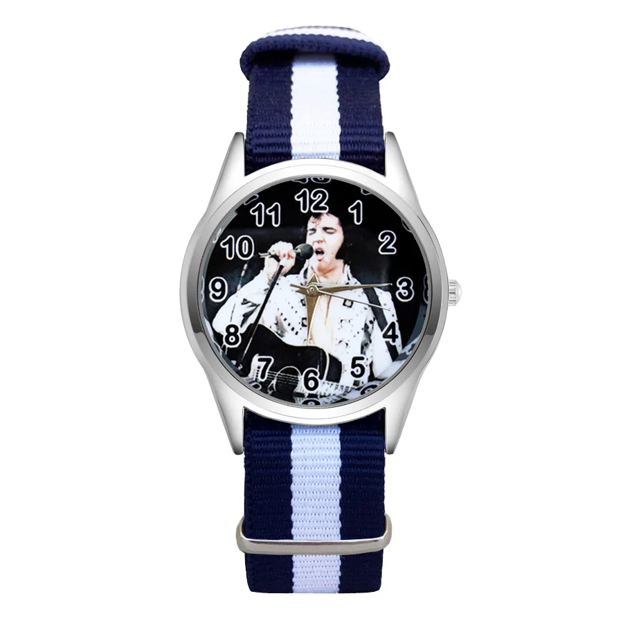 Модные часы в стиле мультфильма Elvis женские для девочек студентов мальчиков