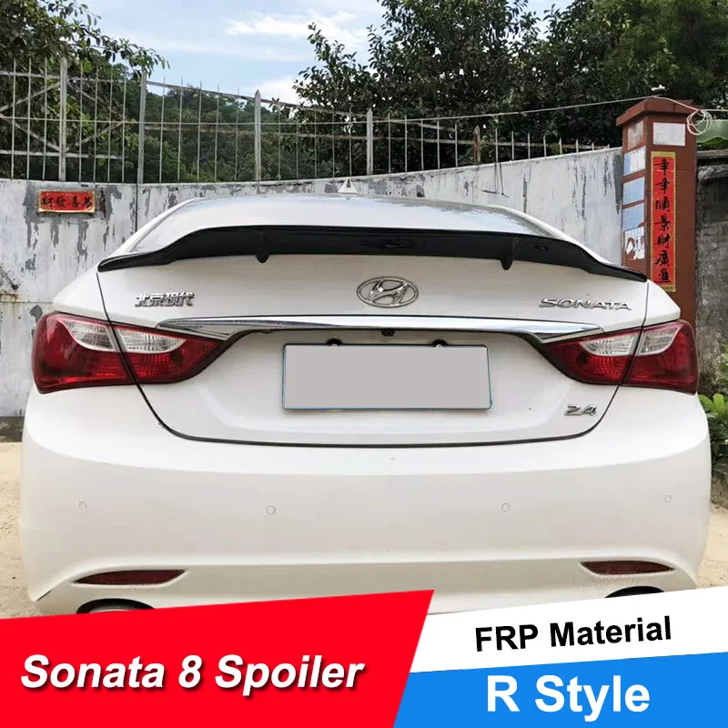 JNCFORURC автомобильный спойлер на крышку багажника для Hyundai Sonata 8 2011 12 13 R стиль