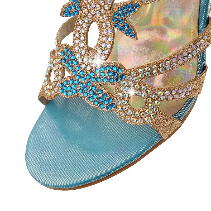 Сланцы женские на нескользящей танкетке Роскошные туфли открытый носок