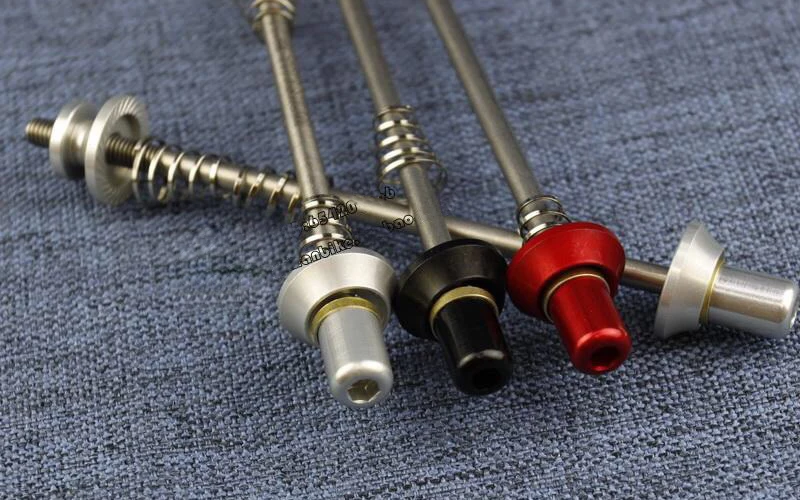 MTB BikeTitanium Шашлык дорожный велосипед Ti Quick Release шашлык Hex M5 100 мм 74 мм 130 мм 135 мм велосипед пролонгированного qr-вертел