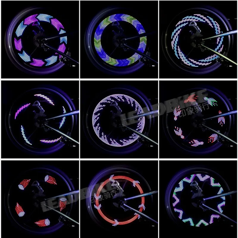 Светодиодная шина для мотоцикла 14 светодиодов|cycling accessories|bike signalbicycle wheel light |
