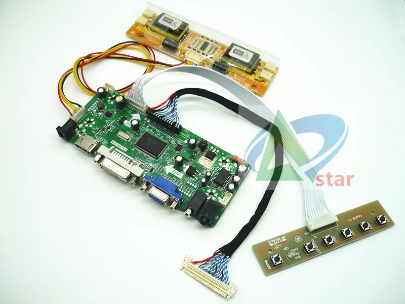 HDMI + DVI VGA аудио набор для платы ЖК контроллер 21 5 &quotM215HW01 V0 / LM215WF1 TLG1 1920*1080 lcd плата