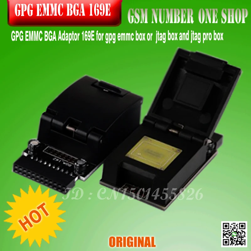 100% 2017 новая версия оригинальный GPG EMMC BGA адаптер 169E для gpg emmc коробка или jtag |