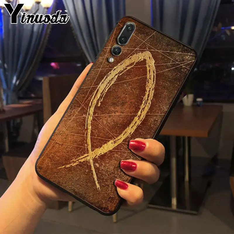Чехол для телефона Yinuoda Bible Иисус Христос христианский крест дизайн Huawei P20pro mate10 p9
