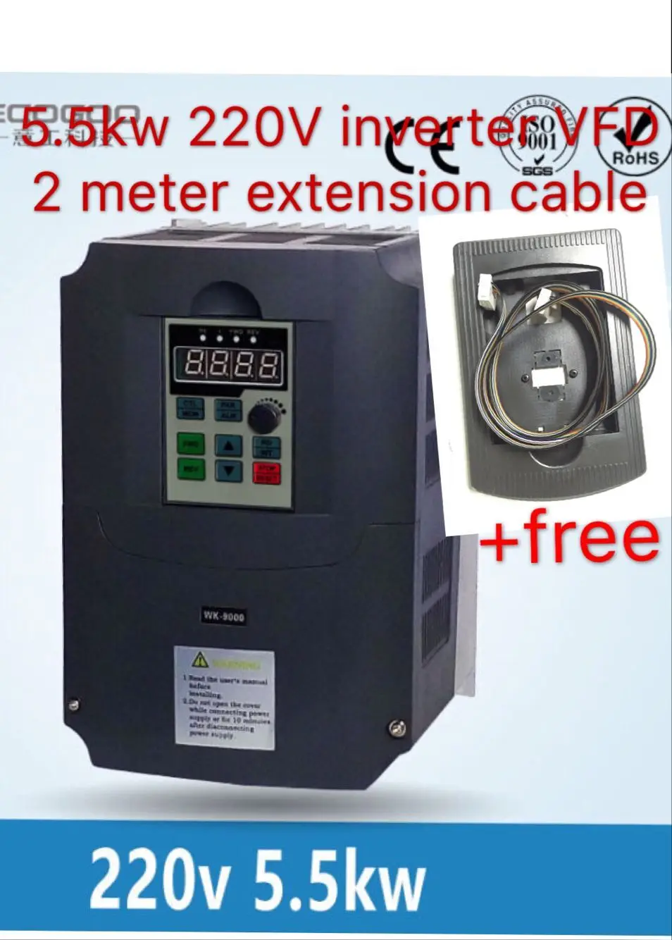 Инвертор 220 В кВт/VFD1HP или 3HP вход выход CNC контроллер скорости шпинделя|inverter