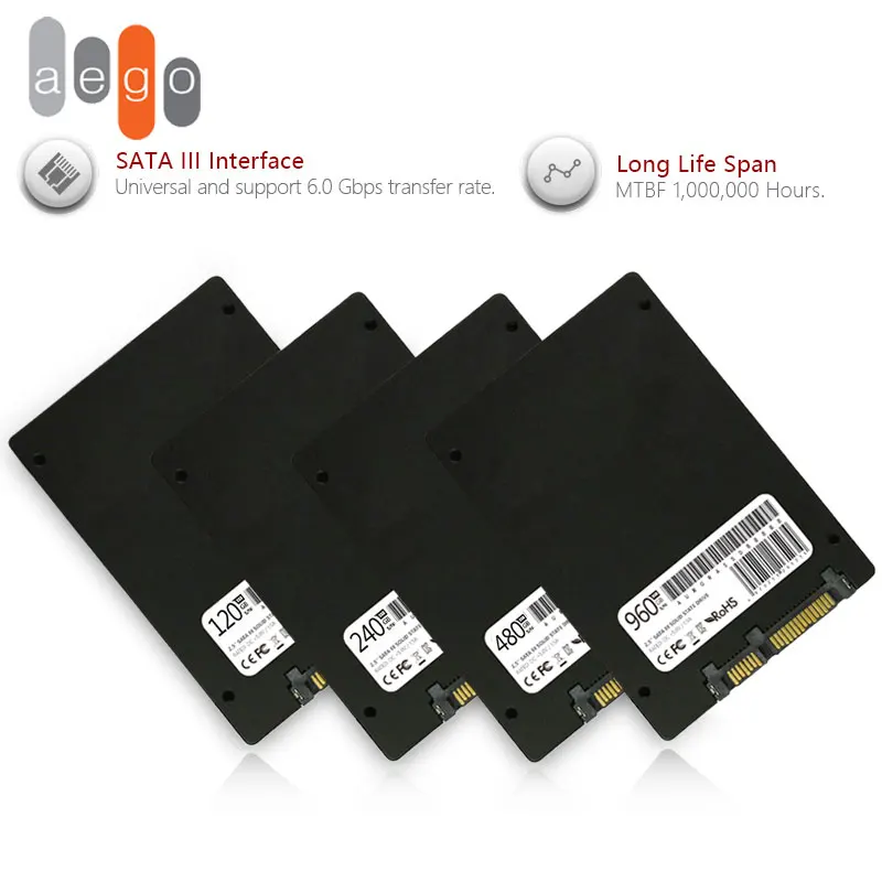 AEGO TLC SSD диск 120/240 ГБ твердотельный накопитель SATA3 2 5 внутренний жесткий 120 240 для