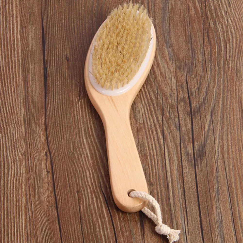 

Wooden Handle Beauty Massage Brush Natural Wooden Brush Middle Long Handle Detox Massager 6 Styles