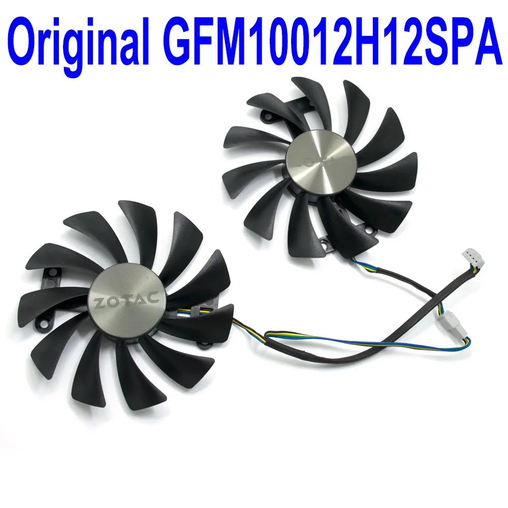 GFM10012H12SPA 95 мм GFM10012H12SPA GAA8S2U кулер вентилятор Замена для ZOTAC GTX 1070 1080 AMP ED 8GB GTX1080 видеокарта Охлаждающие вентиляторы - Цвет лезвия: GFM10012H12SPA