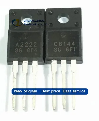 

Free shipping 20pcs/lot 2SA2222 2SC6144 10pcs A2222 + 10pcs C6144 IC Best quality.