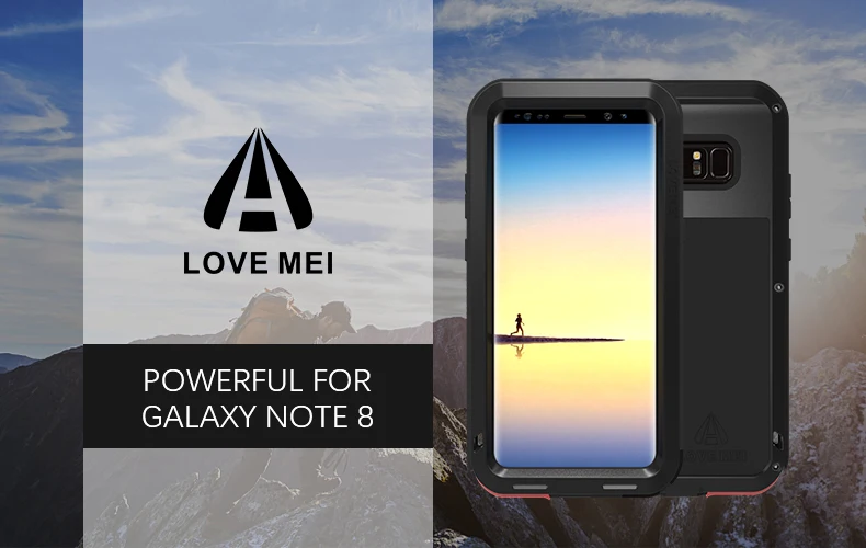 Оригинальный мощный чехол Love Mei для Samsung Galaxy Note 8/note 8 6 32 дюймов противоударный