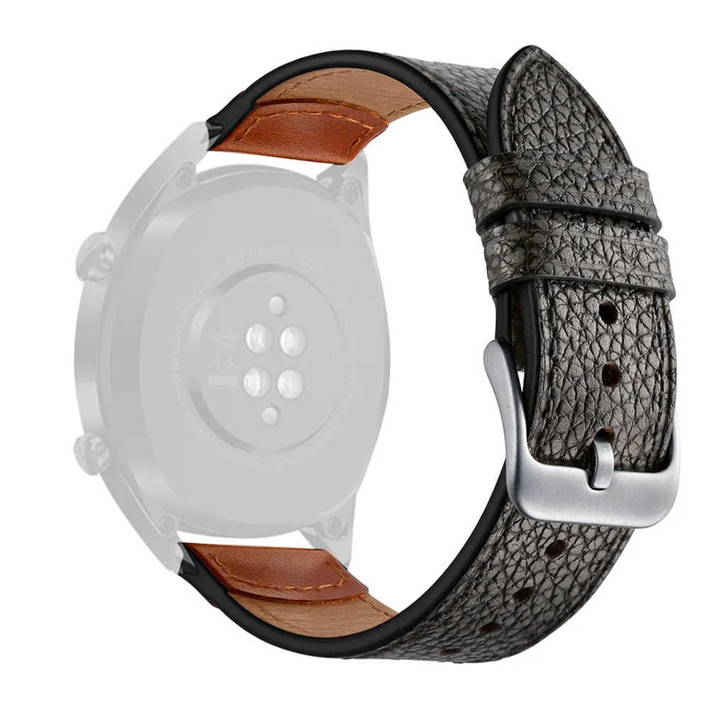Ремешок кожаный для наручных часов сменный Браслет смарт-часов Huawei Watch GTSmart 19MAY30 |