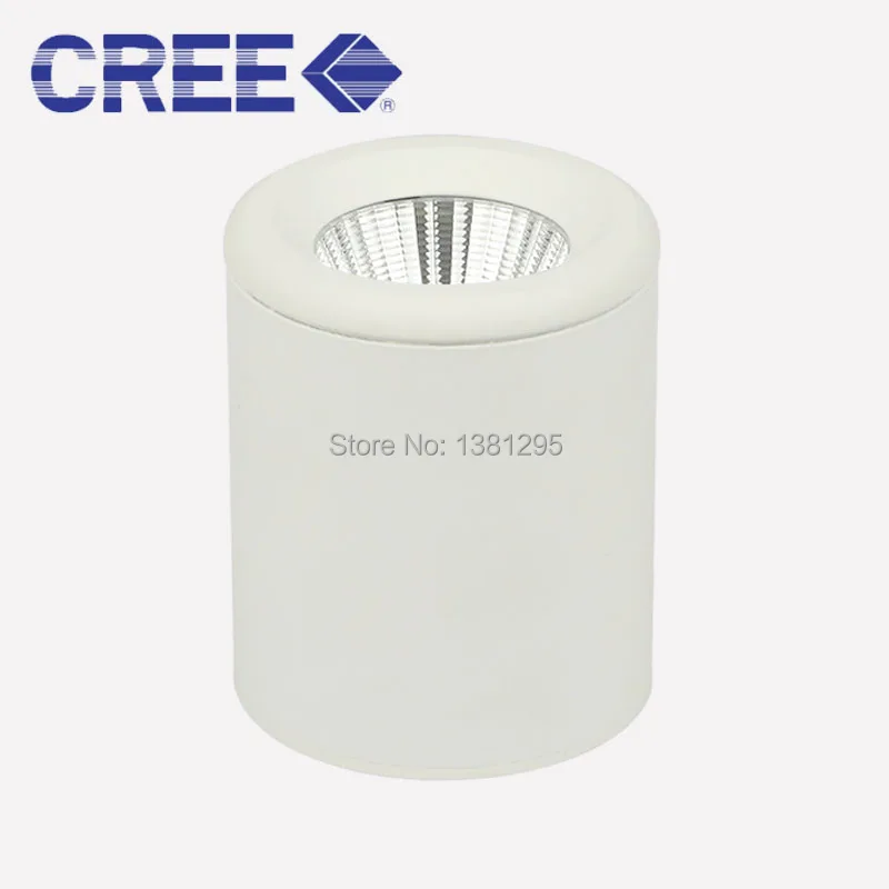 LED Downlight Mini 5W 7W COB CREE Round Surface Mounted Ceiling Lamps Spot Light For Home Dimmable Cylinder Down White | Лампы и