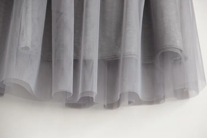 Юбка газовая с завышенной талией короткая самоудерживающаяся плиссированная