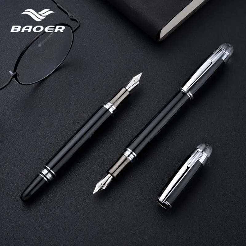Baoer79 авторучка роскошная хрустальная голова Бизнес Офис чернильная ручка пилот