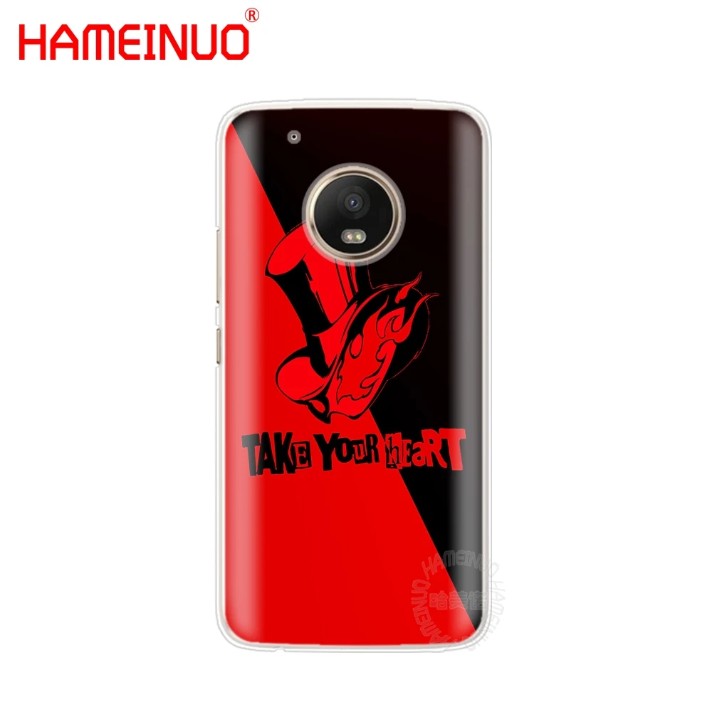 Чехол HAMEINUO Persona 5 для телефона Motorola Moto X4 E4 C G6 G5 G5S G4 Z2 Z3 PLAY PLUS|Бамперы| |