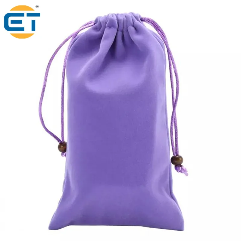 

5pcs Universal 6.3 Inch Leisure Bag Drawstring Coin Purses Phone Pouch Card Holder Earphone Bag Jewelry Bag 6 Color