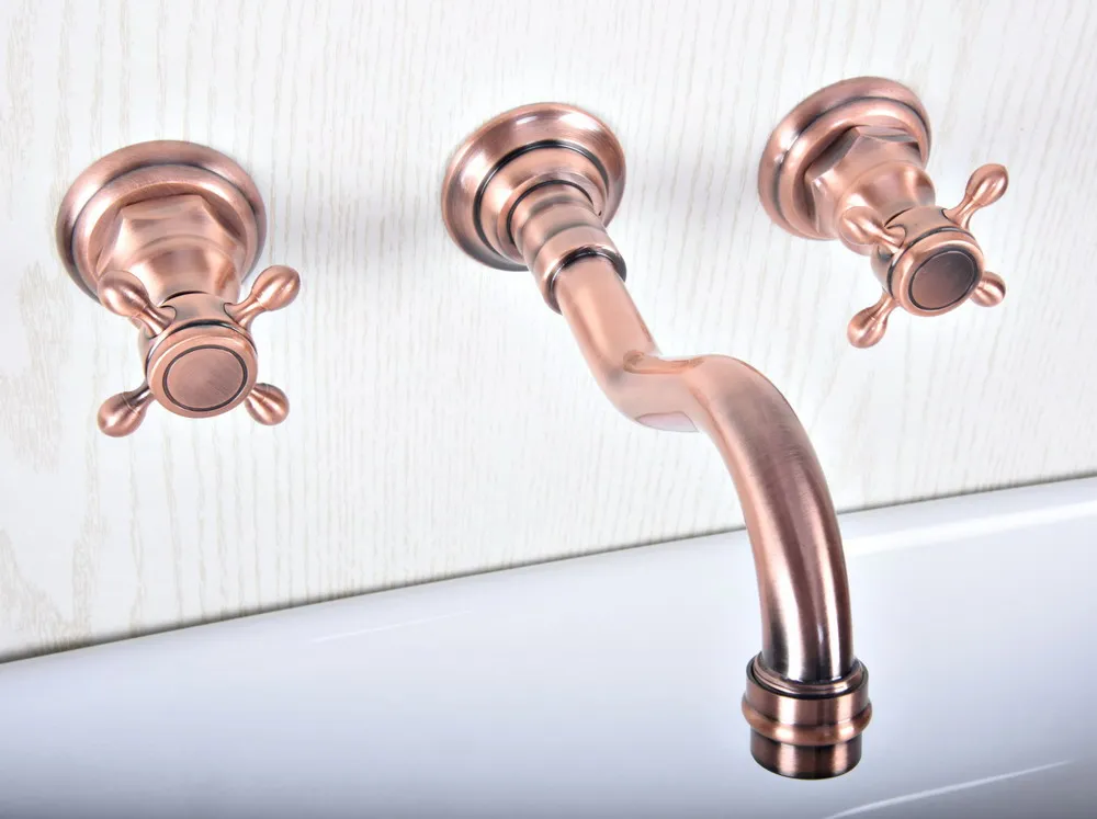 Смеситель для раковины в ванну под античную красную медь смеситель с 3
