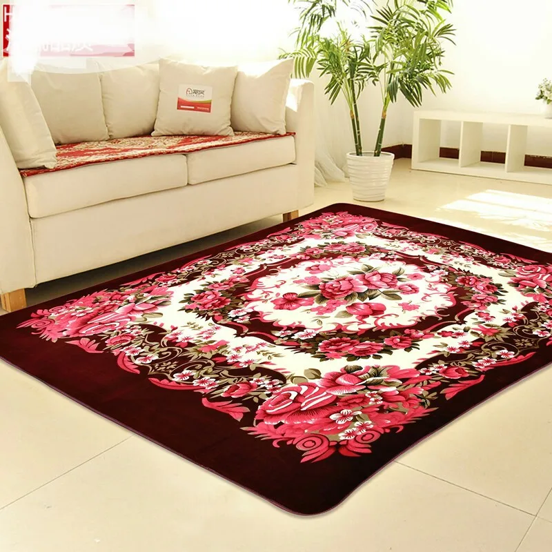 Ковер домашний Текстиль для дома и сада розовая роза Настольный коврик чая