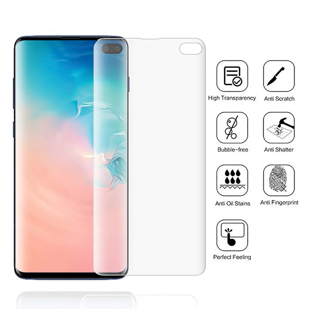 Прозрачная мягкая Гидрогелевая пленка для экрана из ТПУ для samsung S10 Plus 6,4 дюймов sy