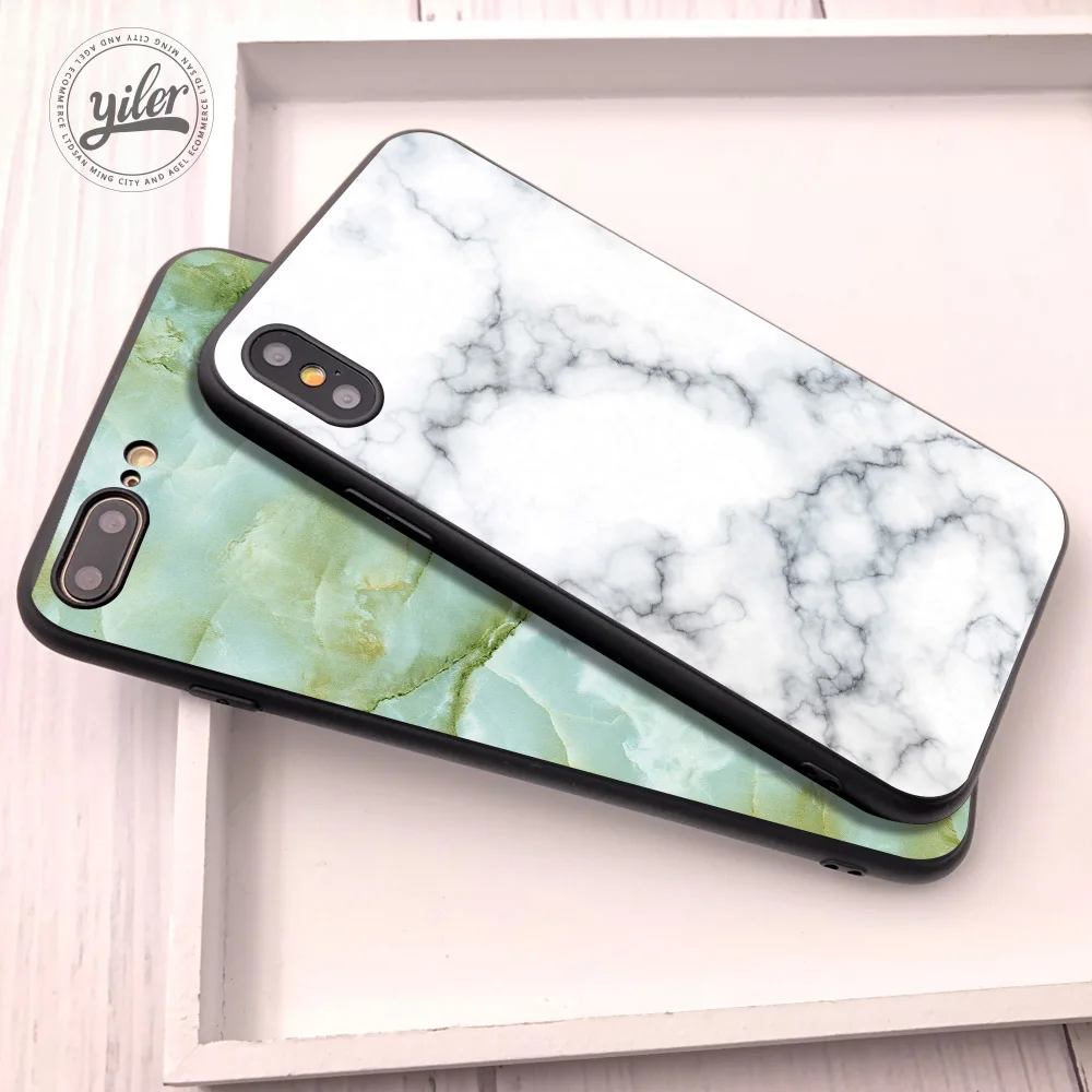 Fashion Marble Granite for Funda iPhone 7 8 Plus SE 2020 XR X case Cover Case XS 11 Pro Max 6s Phone Cases | Мобильные телефоны и