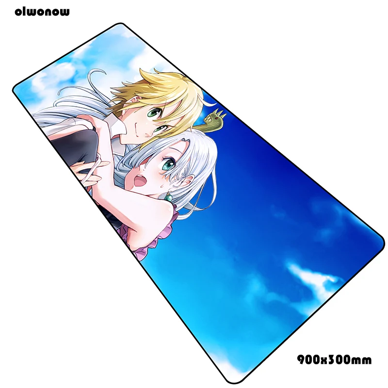 Size 900x300x2mm Nanatsu no taizai коврик для мыши 90x30 см коврики для мыши ноутбук игровой коврик для мыши геймер эргономичный персонализированные коврики для мыши Клавиатура ПК pad - Цвет: Size 900x300x2mm