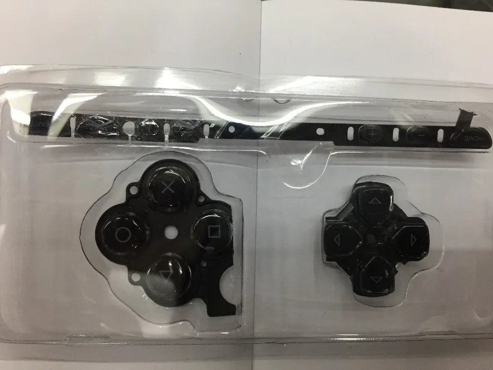 Набор черных кнопок для клавиатуры замена тонких Sony PSP 2000|repair set|repair forsrepair pad |