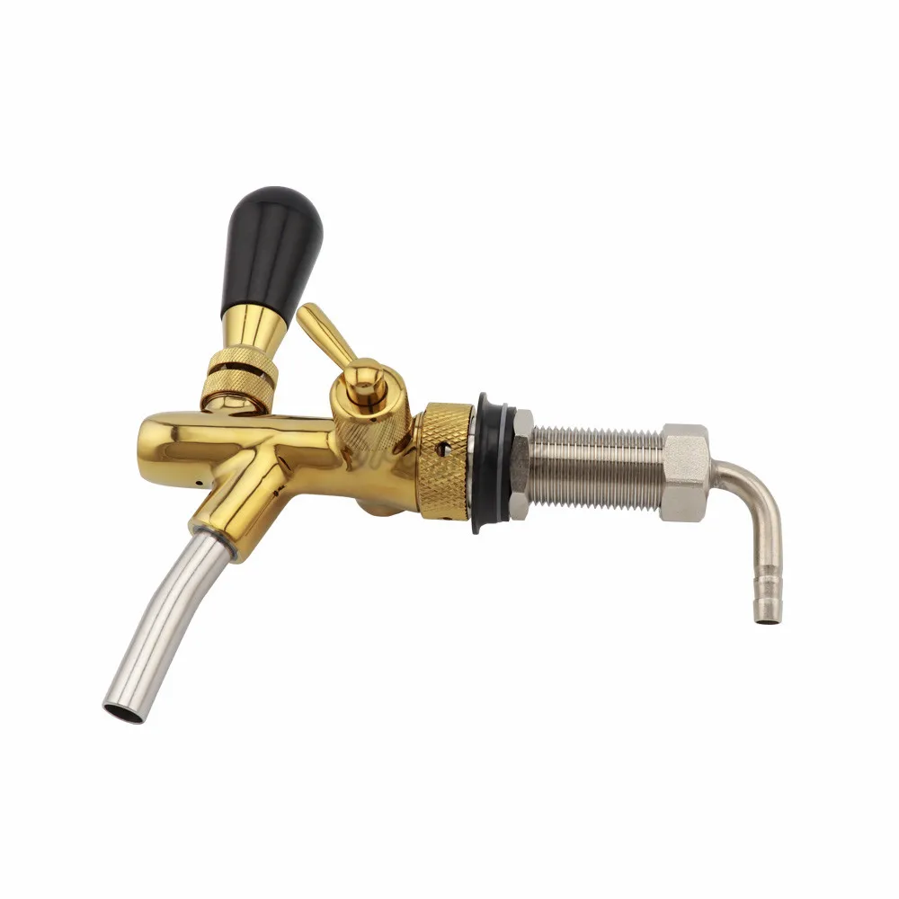 Домашний пивоваренный пивной кран G5/8 регулируемый с 73 мм длинным хвостовиком