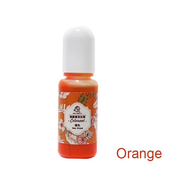 Orange УФ полимерный клей, цветной пигмент, жидкий окрашивающий краситель для рукоделия, рукоделия, домашнего 669 - Цвет: Orange