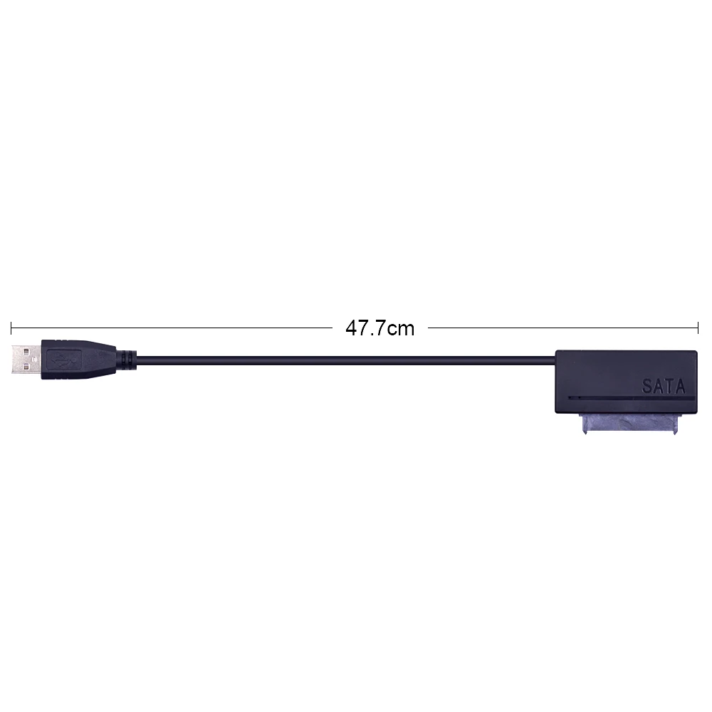 Кабель адаптер CHIPAL USB 2 0 на SATA 3 7 + 15 22Pin USB2.0 22 контактный конвертер III светодиодный