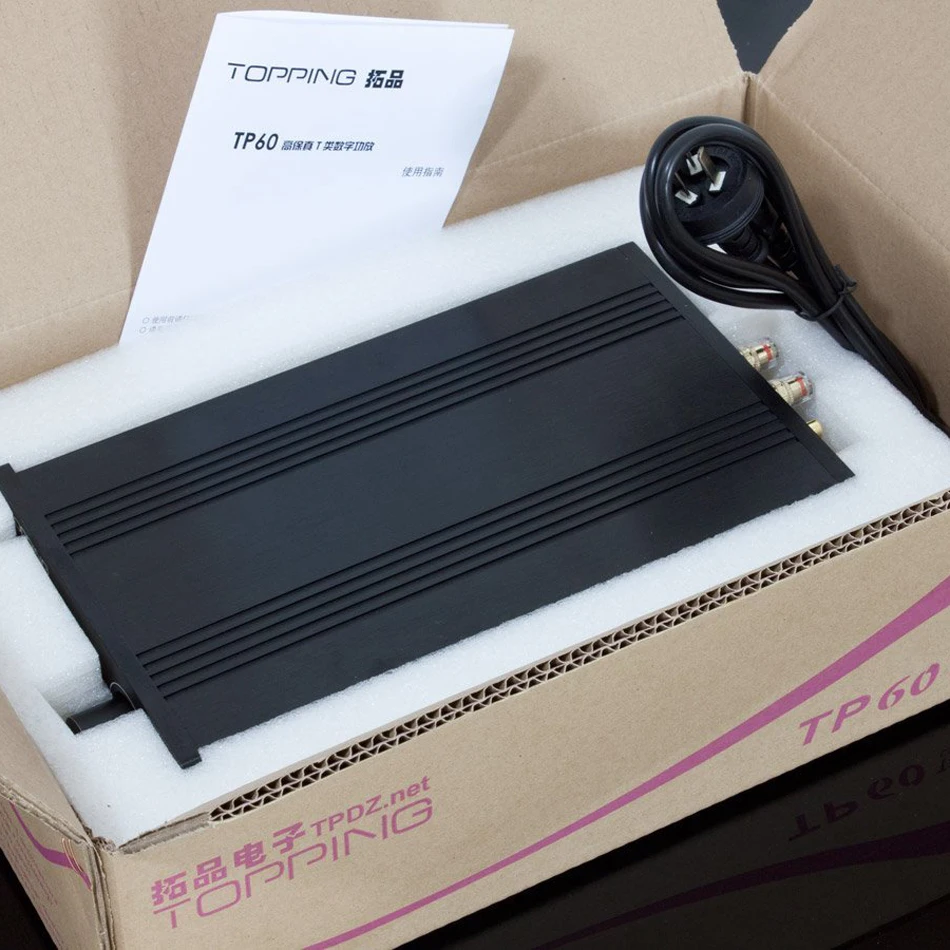 Высокомощный стерео усилитель мощности Topping TP60 2*80W Class T AMP TRIPATH TA2022|Усилители
