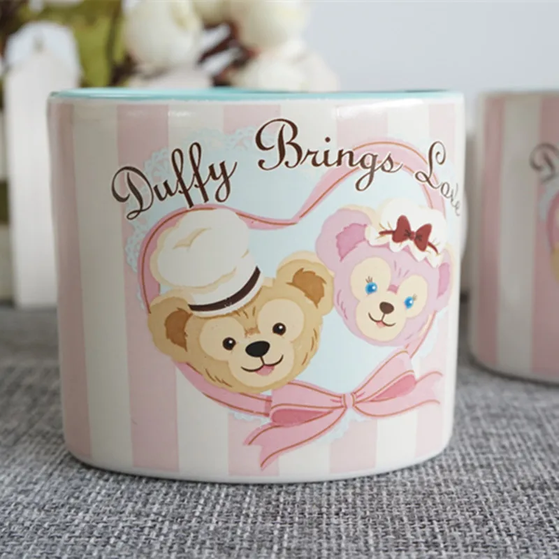 Бесплатная доставка Duffy Медвежонок кружки с ручкой креативная керамическая