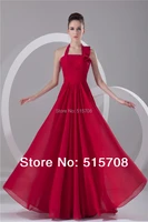 elegant custom halter chiffon prom gown sweep train formal evening dresses cheap size 2 4 6 8 10 12 14 16