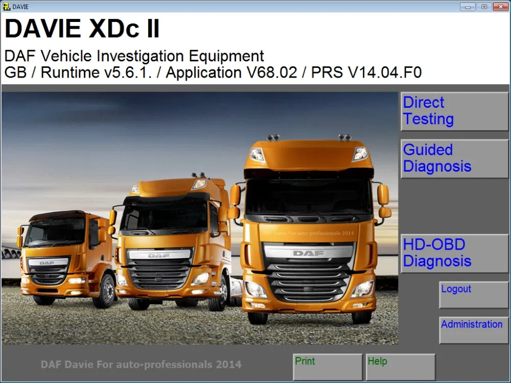 Davie XDc II Runtime 5.6.1 (Windows 7 поддерживается) + Лицензия для Daf (решена ошибка истечения