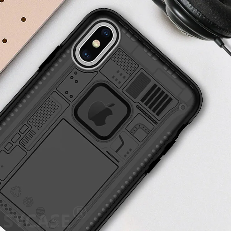 SYCASE личность бизнес Аврора бронированный чехол для iPhone 6 6s плюс 7 8 X Xs Xr Max все